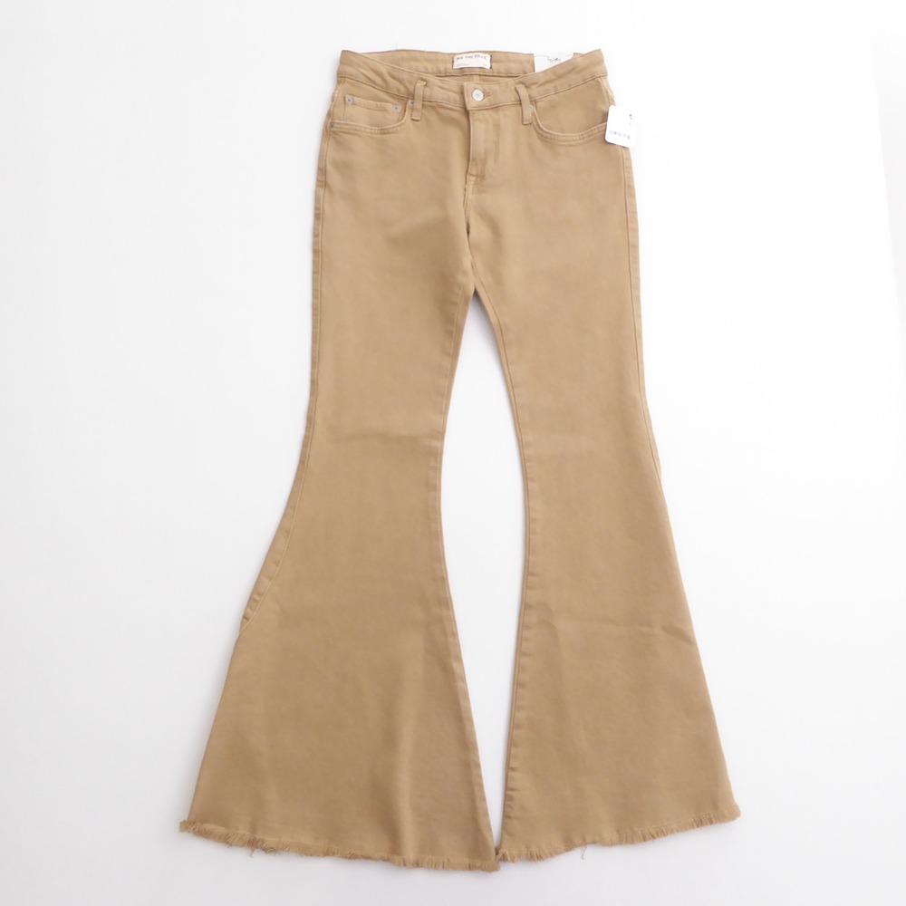 We The Free Womens Jeans Pants Tan Emre Flare Size 27